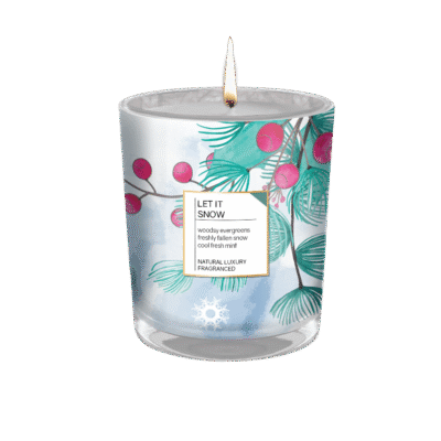 Let it Snow Boxed Candle