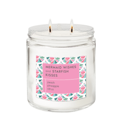 Mermaid Wishes & Starfish Kisses <br> Signature 2-wick Candle