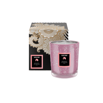 Super Mom Boxed Metallic Candle